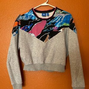 Adidas crop crew neck 80’s vibe